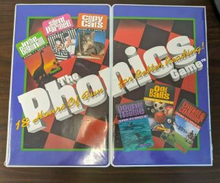 Vtg The Phonics A Better Way Of Learning Game Vhs/cassette Tapes Homeschool