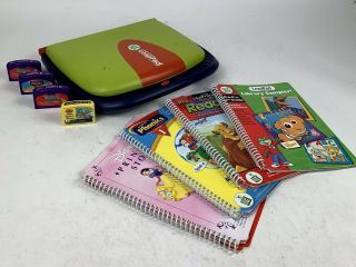 Leapfrog Read & Write Leappad Learning System & 4 Books/games Prek/k/1st Grade