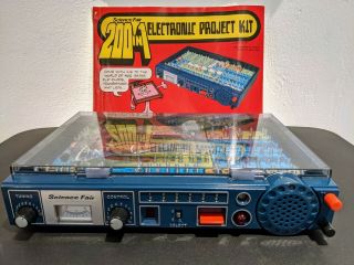 Vintage 1981 Radio Shack Science Fair 200 In 1 Electronic Project Kit 28 - 249