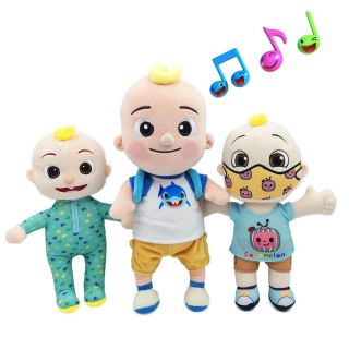 Big Jj Music Plush Doll Cocomelon Pillow Soft Toys For Baby Plush Jj Doll