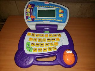 Fisher - Price Fun 2 Learn Mini Laptop Keyboard Game 2006 Mattel -