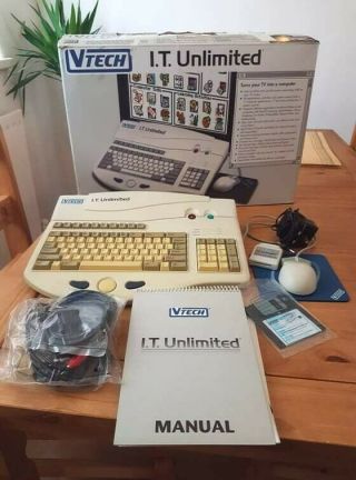 Vtech I.  T Unlimited Home Computer Rare Vintage And