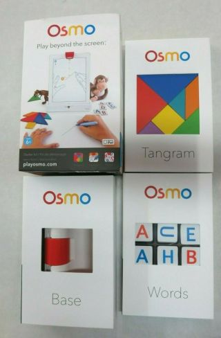 Osmo Starter Kit Made For Ipad Play Beyond The Screen Words Tangram Base 1638