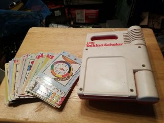 Video Technology Little Talking Scholar Interactive Computer With 53 Cards 1989