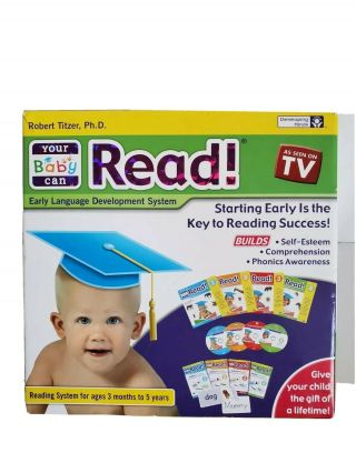 Your Baby Can Read Box Set Books Cards Dvds Early Learning Dr Titzer Read Info