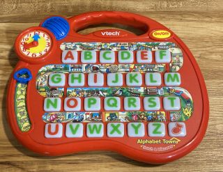 Vtech Touch Discover Alphabet Town Kids Interactive Educational Toy Game - B33