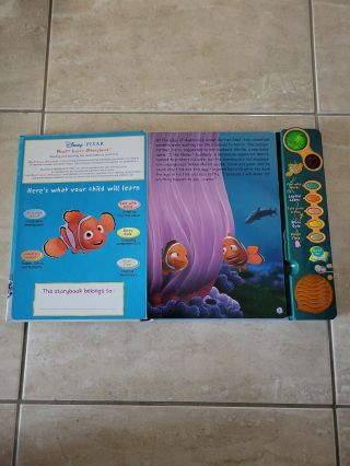 Disney ' s Finding Nemo Vtech Electronic Interactive Read n Learn Talking Book 2