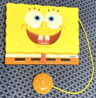 Spongebob Squarepants Vtech Laptop Talking Learning Toy Nickelodeon Electronic