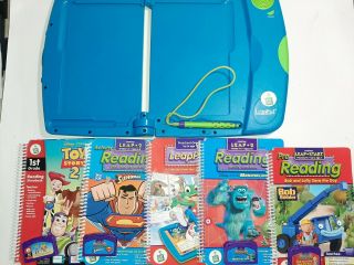 Leapfrog Leappad Learning System With Books And Cartridges Reading Disney Superm