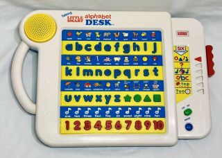 Rare Vintage Vtech Talking Little Smart Alphabet Desk Learning Educational Toy