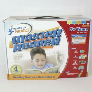 Hooked On Phonics Master Reader 2nd To 6th Grade 7,  Years Old Complete Open Box
