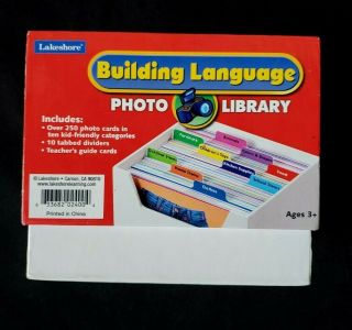 Lakeshore Building Language Photo Library 246 Photo Colorful Cards
