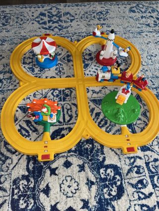Vintage Disneyland Playset 1986 Playmates Disney Toy Train Set Read