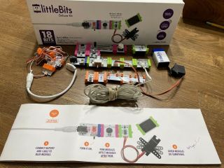 Deluxe Littlebits Kit Circuits 18 Bits Modules Complete Set