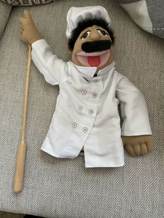 Melissa And Doug Chef Hand Puppet With Stick