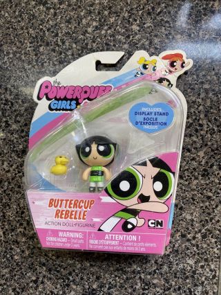 Powerpuff Girls Buttercup Rebelle 2 " Figure Doll Cartoon Network Spin Master