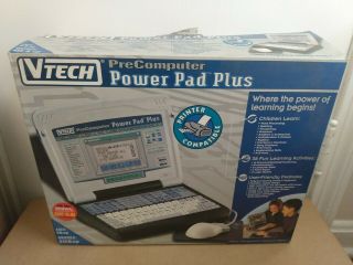 Boxed 1997 Vtech Precomputer Power Pad Plus -,  With Bible Game