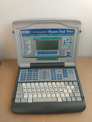 Boxed 1997 VTECH PreComputer Power Pad Plus -,  with bible game 2