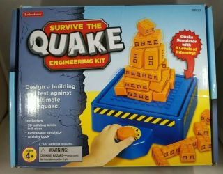 Lakeshore Survive The Quake Engineering Kit Earthquake Simulator -