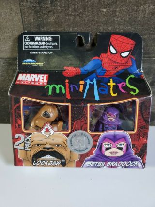 Minimates Marvel Universe - Lockjaw And Betsy Braddock/toys R Us Exclusive Nib