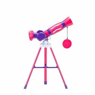 Educational Insights Geosafari Jr.  My First Telescope Pink Stem Toy For Kids.