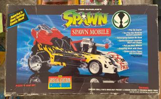 1994 Vintage Mcfarlane Toys Spawn Mobile Car Or Opened Wear On Box