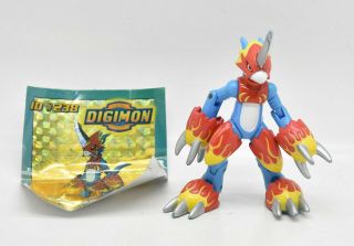Digimon Digi - Spirit Flamedramon Loose 3 " Action Figure Bandai 2002