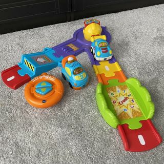 Vtech Toot Drivers Press Go Launcher Deluxe And Remote Control Racing Car Bundle