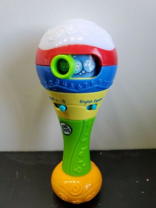 Leap Frog Learn & Groove Maraca English Spanish Count Sing Dance