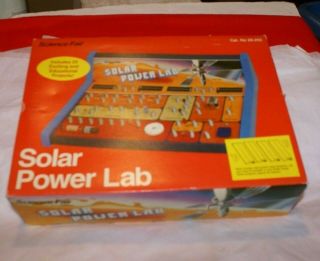 Vintage Science Fair Solar Power Lab Radio Shack 1980s Box
