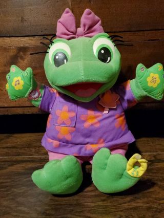Leapfrog First Impressions Loveable Lily Educational Plush Toy 15 " Tall Pink