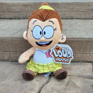 Nwt - Toy Factory Luan The Loud House 11 " Sitting Plush Girl Nickelodeon Stuffed