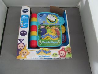 V Tech Teletubbies Time To Rhyme Musical Talking Book Toy