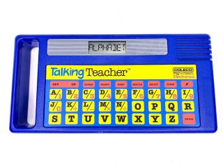 Vintage Talking Teacher Spelling Math Electronic Learning 1985 Coleco