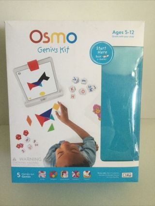 Osmo Genius Kit Gaming Kids Education System For Ipad 5 Hands - On Games