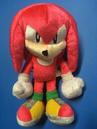 Sega 8” Shiny Knuckles Sonic The Hedgehog 25th Anniversary Tomy Plush Stuffed