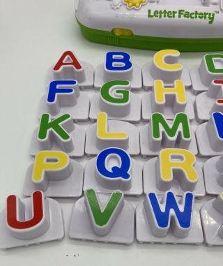 Leapfrog Letter Factory Talking Phonics Toy 26 Letters Alphabet ABC ' s Learning 2