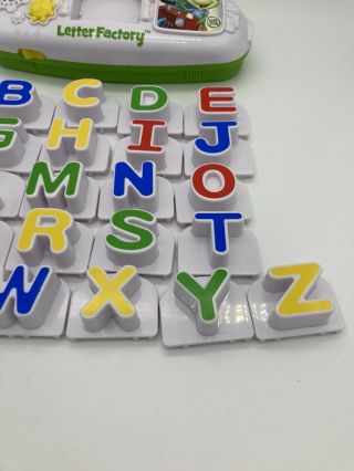 Leapfrog Letter Factory Talking Phonics Toy 26 Letters Alphabet ABC ' s Learning 3