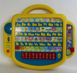 Alphabet & Numbers Electronic Interactive Learning Game English,  Spanish