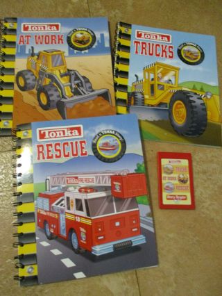 Story Reader Books And Cartridges - Tonka Trucks