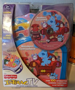 Fisher - Price Blues Clues Interactv Numbers Everywhere Dvd Learning