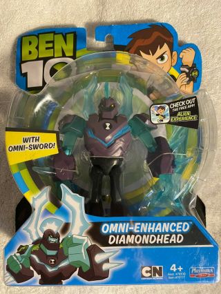 Playmates - Ben 10 Omni - Enhanced Diamondhead With Omni - Sword 5 " Action Figure