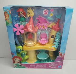2015 Disney Princess Little Kingdom Ariel’s Sea Castle Playset Hasbro