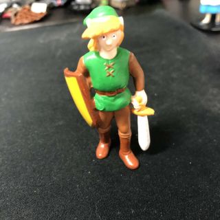 Vintage 1989 Legend Of Zelda Link 2.  5 " Pvc Figure - Nintendo - Applause
