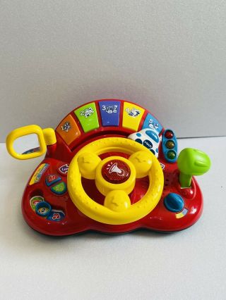 Vtech Toys Tiny Tot Driver Steering Wheel Baby Driving Car Sounds Lights Music