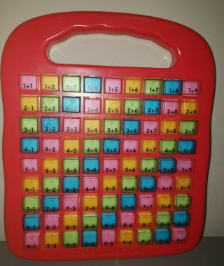 Push N Learn Addition/subtraction Learning Board Kids Practice Homeschool Math