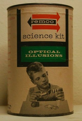 Remco Science Kit Optical Illusions Experiments For Boys And Girls 1961 Made Usa
