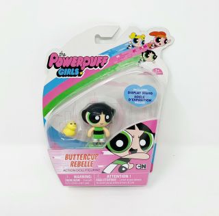Powerpuff Girls Buttercup Rebelle 2 " Figure Doll Cartoon Network Spin Master