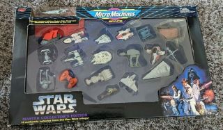 Star Wars Micro Machines Master Collectors Edition 19 Authentic Trilogy Vehicles