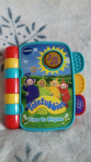 V Tech Teletubbies Time To Rhyme Musical Book